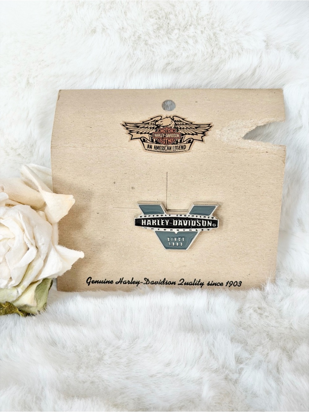 Harley-Davidson "V" Enamel Vest/Jacket Pin,